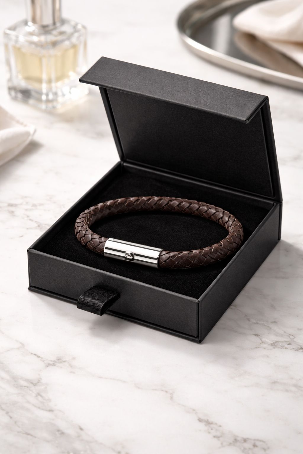 Pulseira Meridian em Couro Genuíno - Miniatura 3